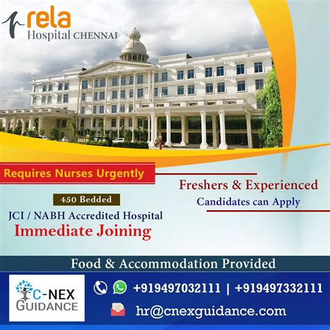 Job Vacancy For Nurses In Chennai Airport